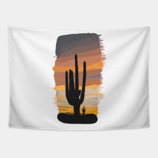 Arizona Sunset Drawing Tapestry