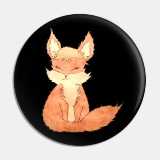 Happy Fox Pin