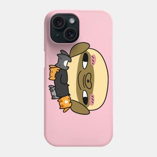 Pug Face with Kittens Phone Case