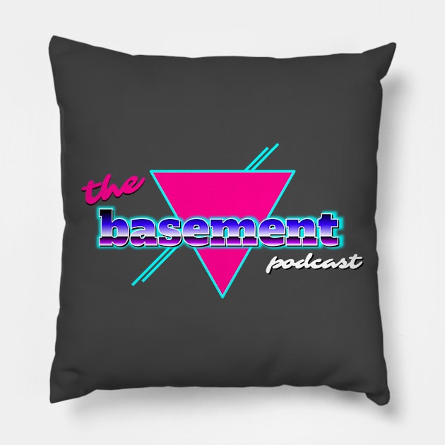 The Basement Podcast Pillow by The Basement Podcast