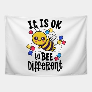 Autism Awareness Gifts It Is Ok To Bee Different Be Kind Tapestry