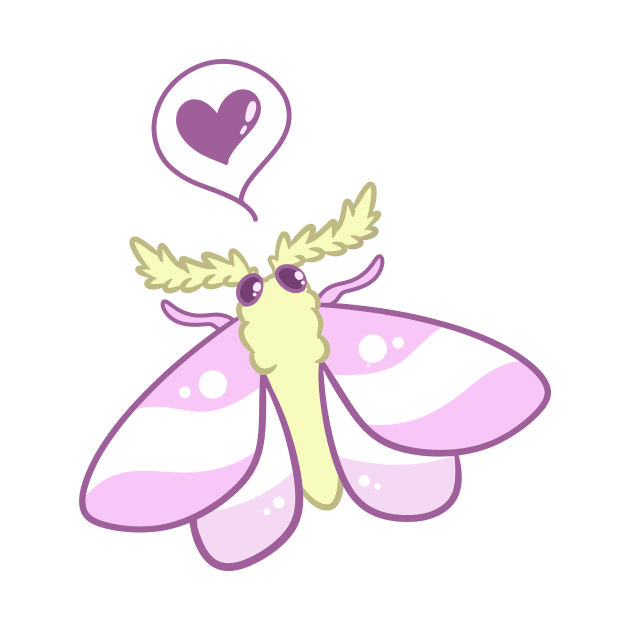 Pastel Moth by BirdPresident