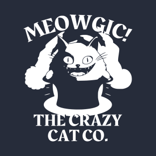 Cat Magician Design (white print) T-Shirt