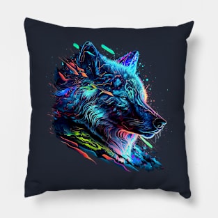 Arctic Wolf - Splosion Series Pillow