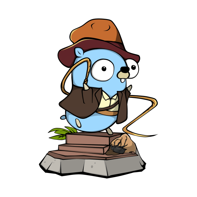 Indiana 'Golang' Jones by lightsonfire