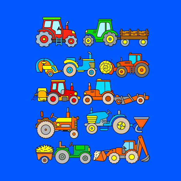 Tractors by samshirts