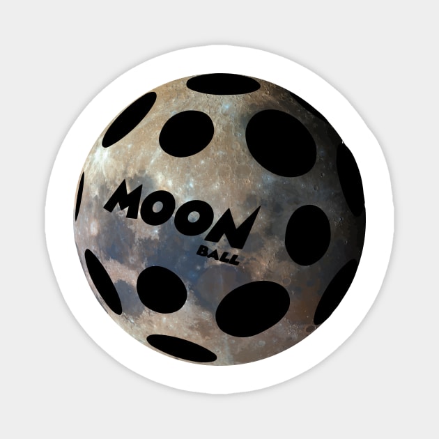 MoonBall Magnet by imlying