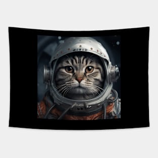 Astronaut Cat in Space - European Shorthair Tapestry