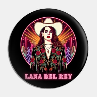 Lana Del Rey - Desert Nights w/Lettering Pin