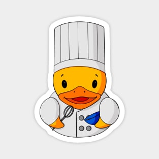 Chef Rubber Duck Magnet