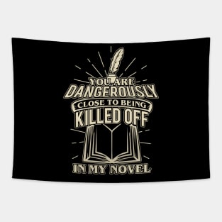 Funny Novelist Book Author Writer Gift Tapestry