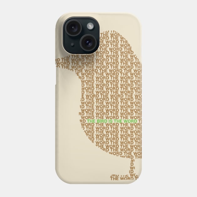 bird is the word Phone Case by akirascroll