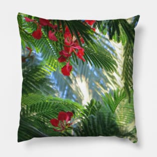 Tropical Floral Pillow