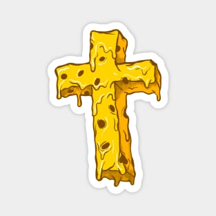 Cheese Christ Cross Magnet