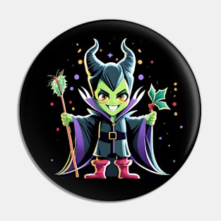 Super Hero Wander Witch Stylized Cartoon Pin