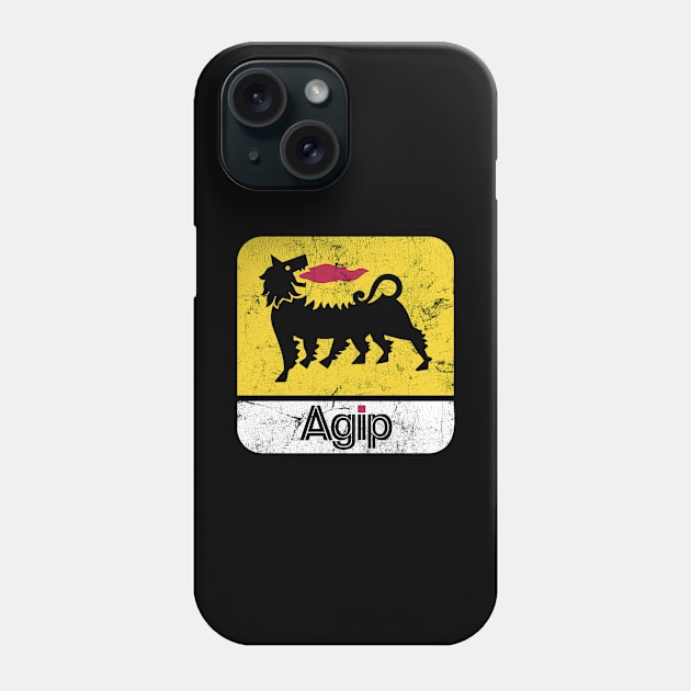 AGIP Azienda Generale Italiana Petroli / Faded Vintage Style Phone Case by CultOfRomance