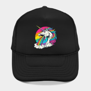 Unicorn and rainbow. Hat