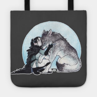 Her Champion and his companion Tote