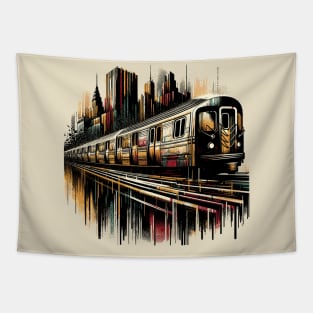 Subway Tapestry