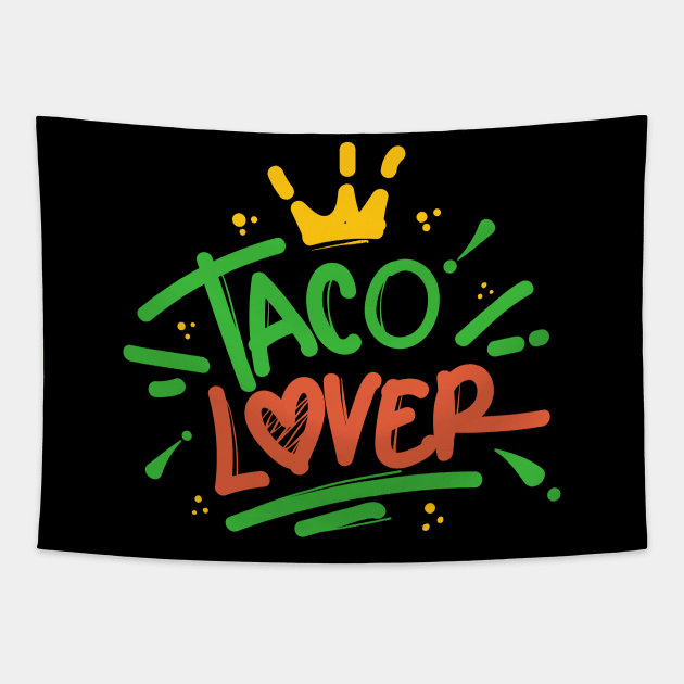 Taco Lover Tapestry by Dynamic Design