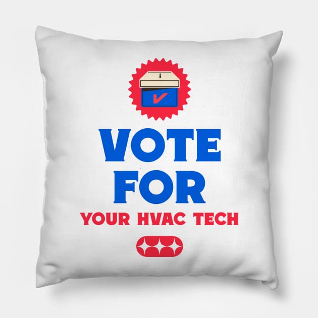 Vote For Your HVAC Tech Pillow by CutlerRidge