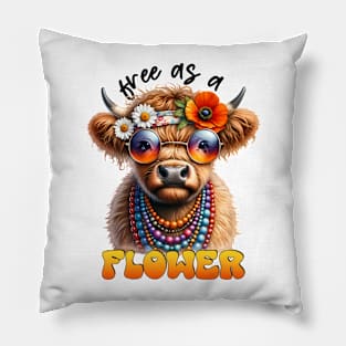 Free as a Flower Pillow