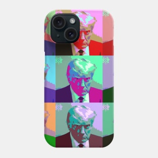 Trump Mug Shot Art Phone Case