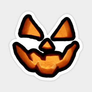 Scary Pumpkin Jack O Lantern Face Halloween Costume Humor Magnet