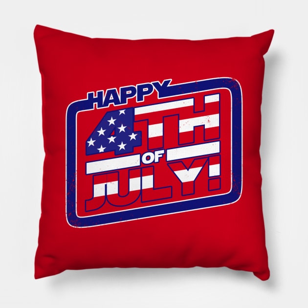 4th of July American Independence Day USA Pillow by BoggsNicolas