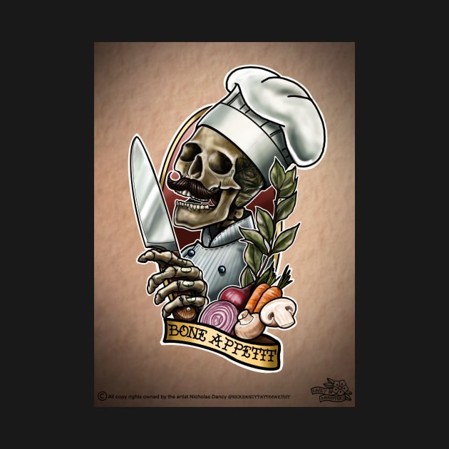 Bone appetit by Nickdancytattoo