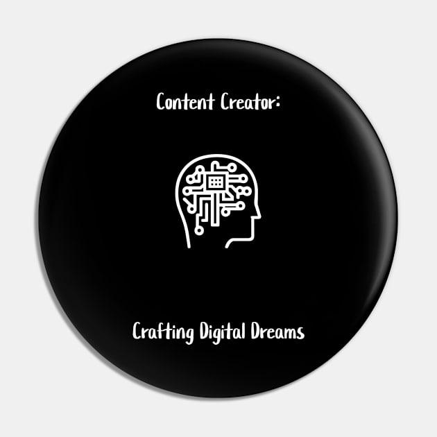 Content Creator: Crafting Digital Dreams. Pin by Crafty Career Creations