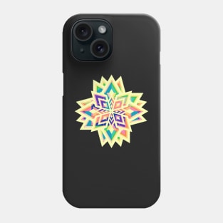 Decorative flower in vibrant colors Phone Case