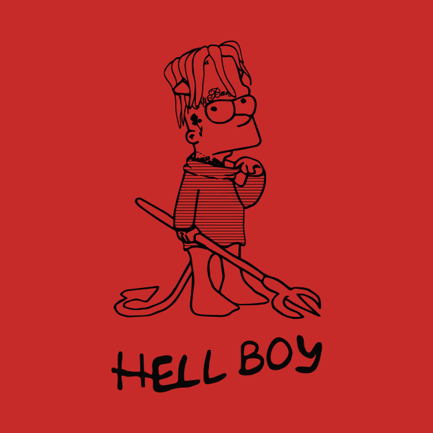 hell boy lil peep by Garangs