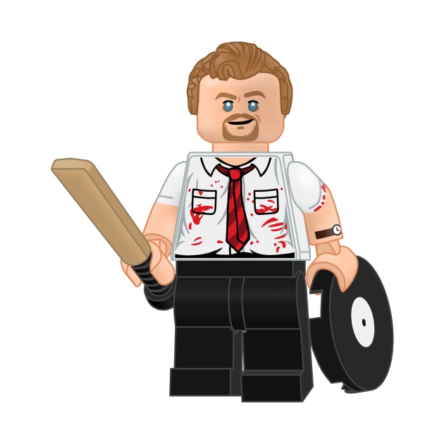 Lego Shaun of the Dead by ovofigures