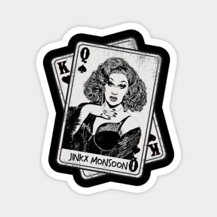 Retro jinkx Monsoon Card Style Magnet