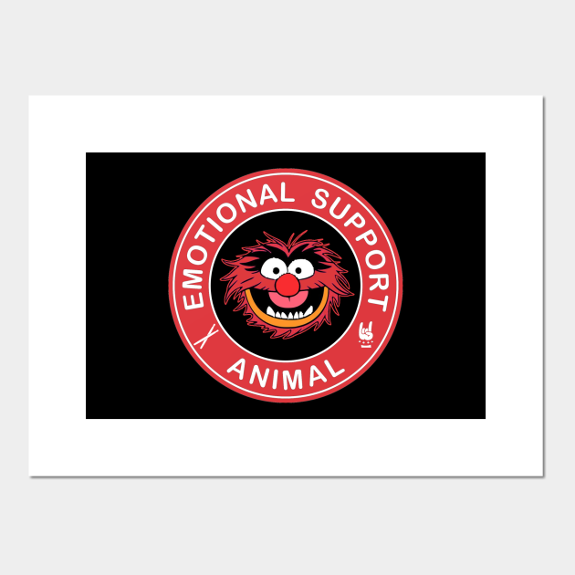 Muppets Emotional Support Animal - Muppets - Posters and Art Prints