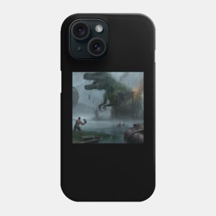 Dinosaur Hunter Movie Scene Phone Case