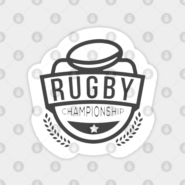 Rugby Magnet by Brainable ART