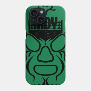 Indy Lucha (black mask) Phone Case