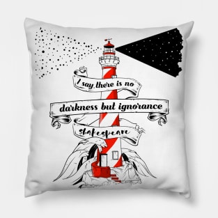 Shakespeare Quote Darkness Pillow