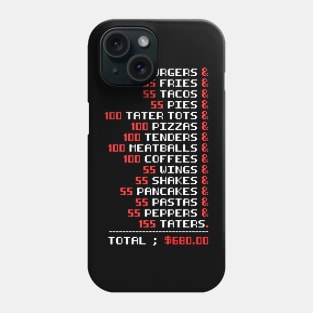 55 Burgers 55 Fries I Think You Should Leave Funny Phone Case