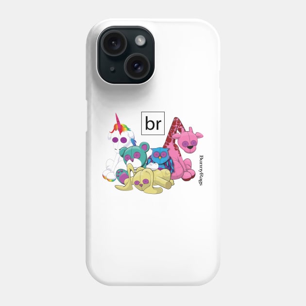 BunnyRags Stuffed Animals Phone Case by BunnyRags