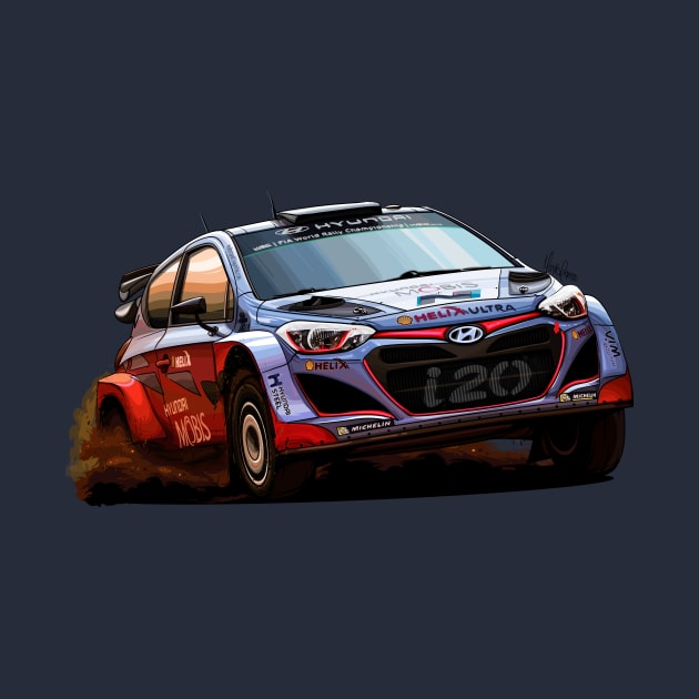 Hyundai i20 WRC by Mario Ramos Rally Art