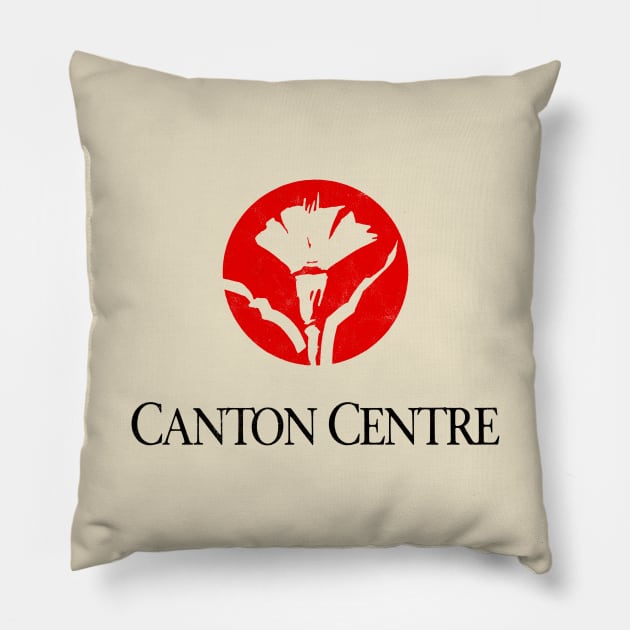 Canton Centre Mall Pillow by Turboglyde