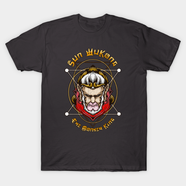 Sun Wukong Monkey King Chinese Myth For Wuxia Kung Fu Fans Monkey King Sun Wukong T Shirt Teepublic