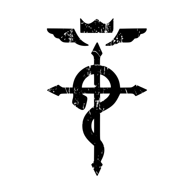 Fullmetal alchemist black logo by OtakuShirt