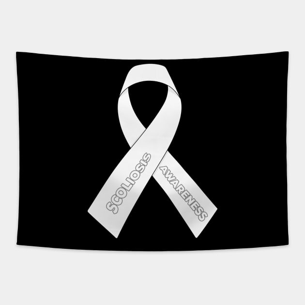 Scoliosis Awareness Ribbon Tapestry by DiegoCarvalho