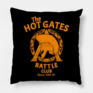 The Hot Gates Battle Club Pillow