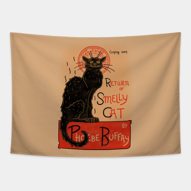 Smelly cat Tapestry by rakelittle