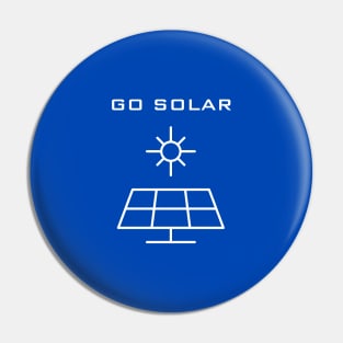 Go Solar Pin